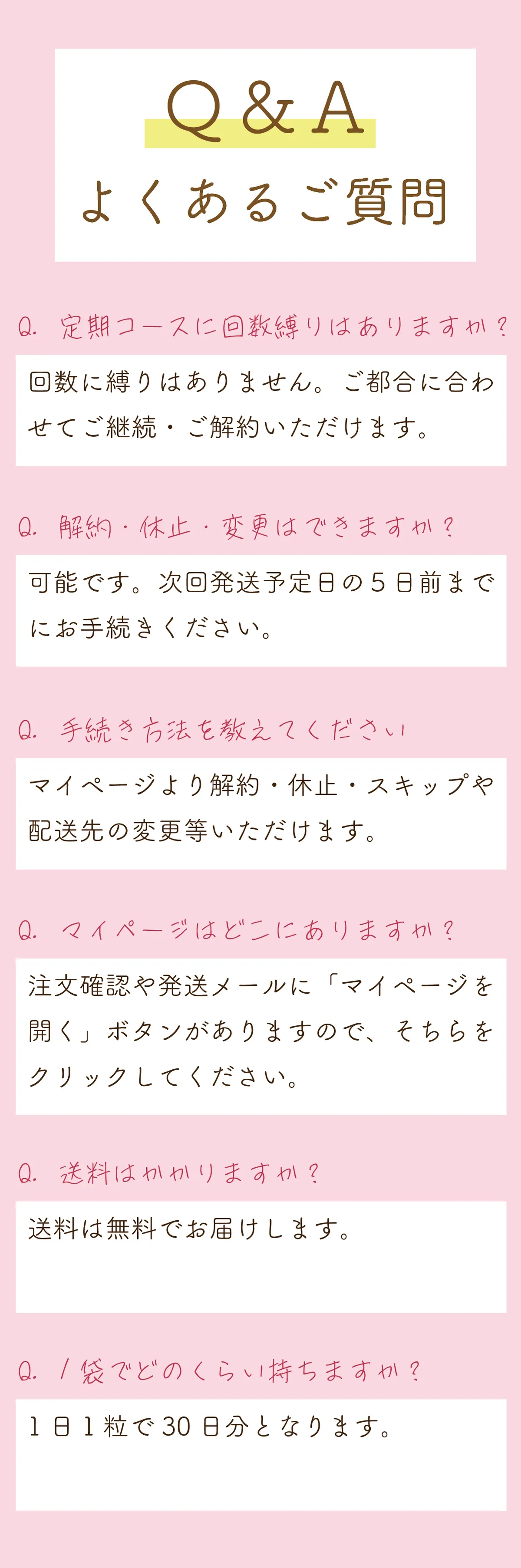 スーパー馬プラセンタのよくある質問